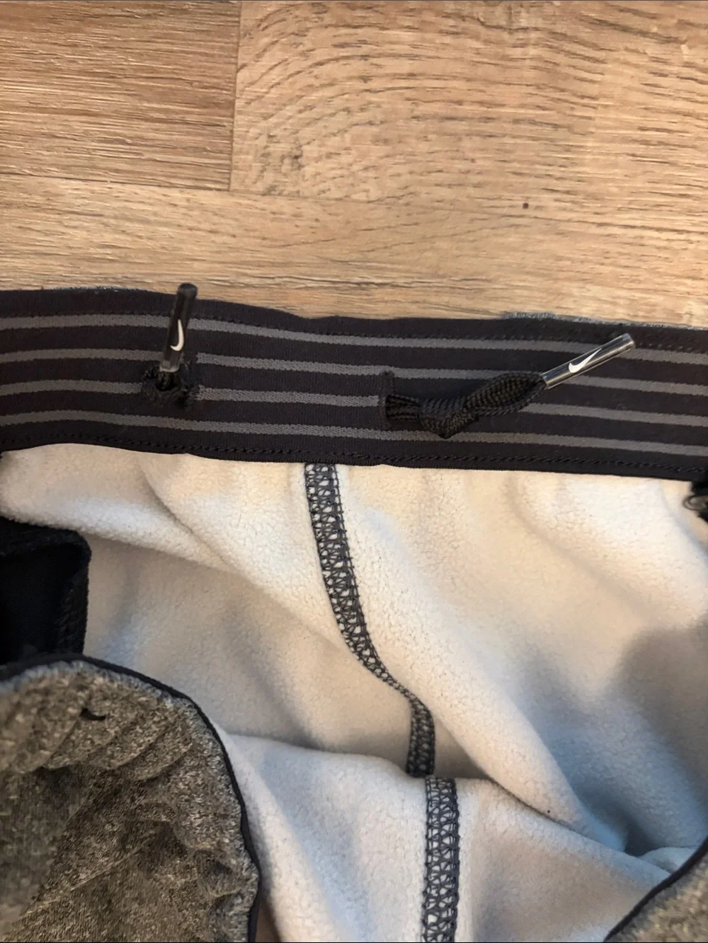 Nike Kids Gray Fleece-Lined Joggers
